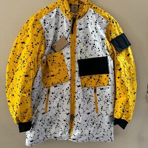 Nike ACG Insulated Jacket AQ3531-100 White/Yellow-Black Men's Size L $350 NEW